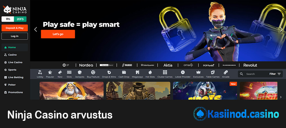 Ninja Casino arvustus