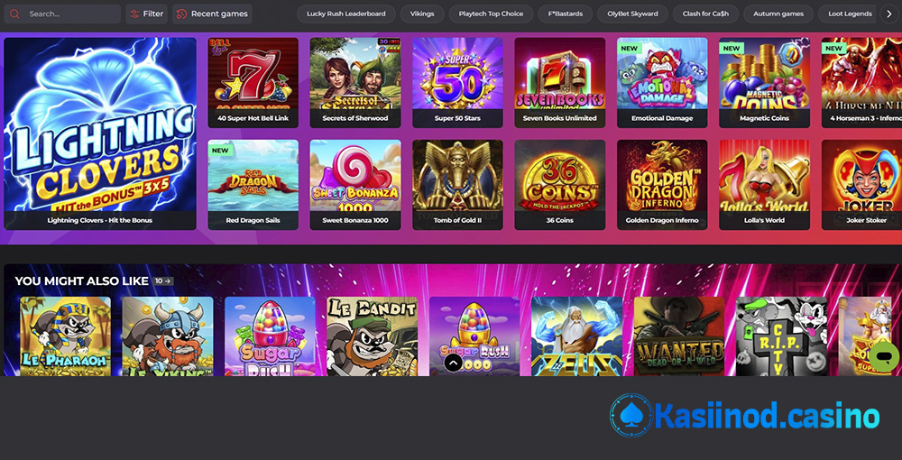 OlyBet kasiino mängud